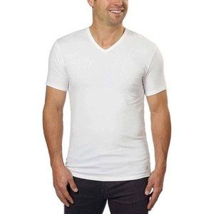 Calvin Klein Classic Tank and V-Neck Tee 3 Pack M/L White